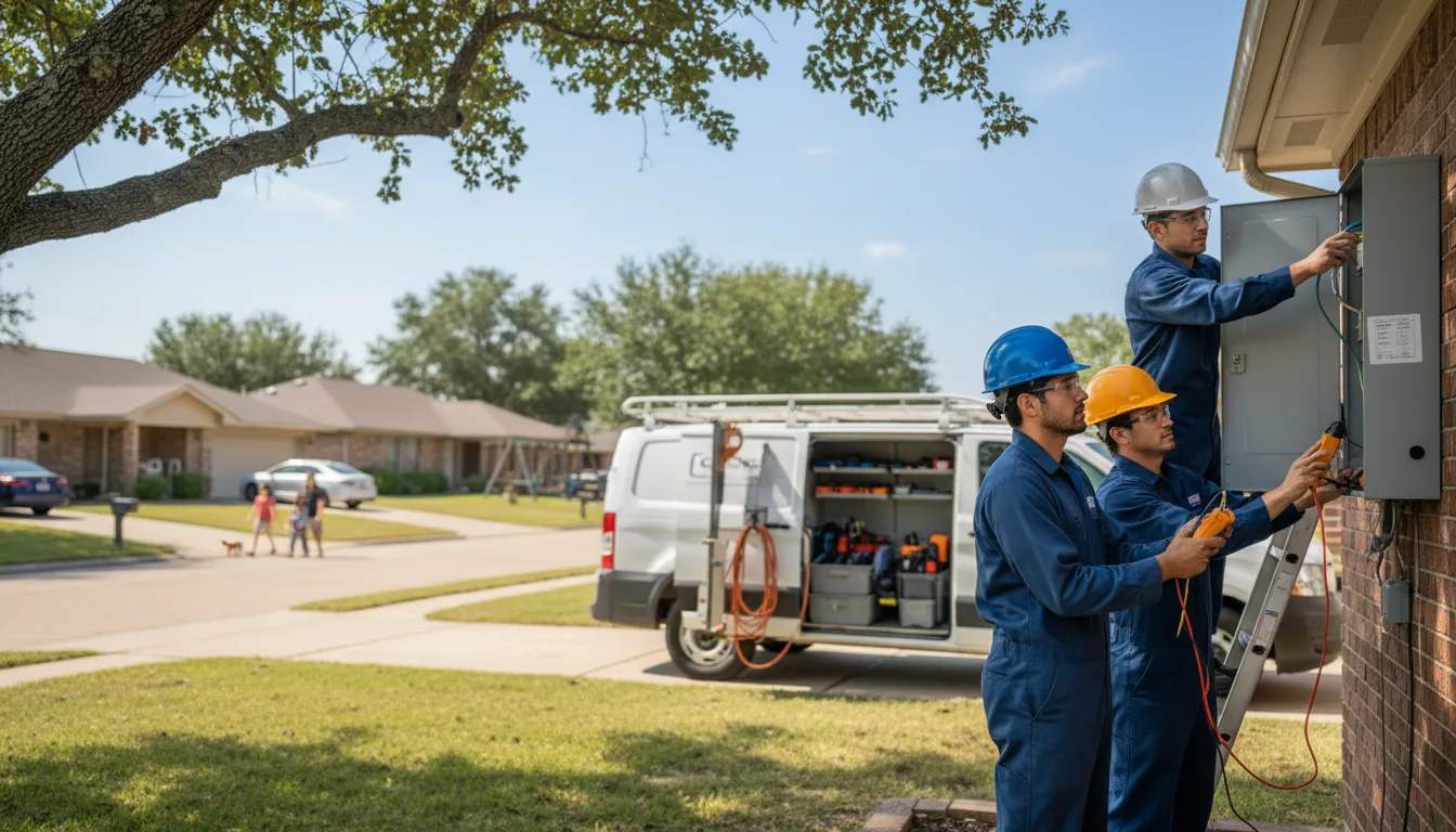 Certified electrician providing emergency electrical services in Mississippi State, MS